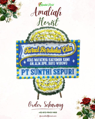 Papan Bunga Duka di Mauk