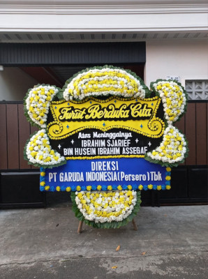 Papan Bunga Duka di Mauk