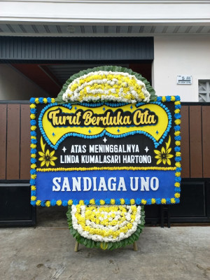 Papan Bunga Duka di Mauk